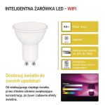 EMOS ZQW832R, LED izzó GoSmart MR16 / GU10 / 4,8 W (35 W) / 400 lm / RGB / dimmelhető / Wi-Fi