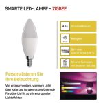 EMOS ZQZ322R, LED izzó GoSmart gyertya / E14 / 4,8 W (40 W) / 470 lm / RGB / dimmelhető / Zigbee