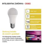 EMOS ZQZ514R, LED izzó GoSmart A60 / E27 / 9 W (60 W) / 806 lm / RGB / dimmelhető / Zigbee