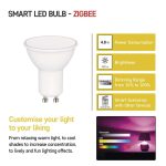 EMOS ZQZ832R, LED izzó GoSmart MR16 / GU10 / 4,8 W (35 W) / 400 lm / RGB / dimmelhető / Zigbee