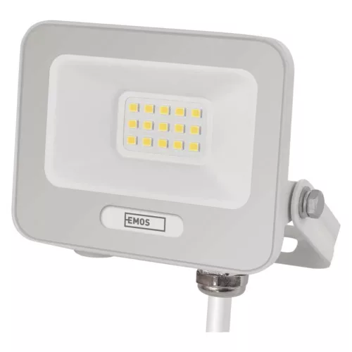 EMOS ZS2214W, LED reflektor GLARO 10W, fehér, IP65, 1000 lm, természetes fehér