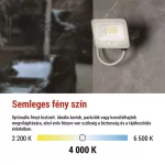 EMOS ZS2214W, LED reflektor GLARO 10W, fehér, IP65, 1000 lm, természetes fehér