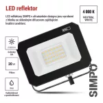 EMOS ZS2223, LED reflektor SIMPO 20 W természetes fehér