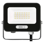 EMOS ZS2224B, LED reflektor GLARO 20W, fekete, IP65, 2000 lm, természetes fehér