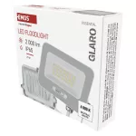 EMOS ZS2224W, LED reflektor GLARO 20W, fehér, IP65, 2000 lm, természetes fehér