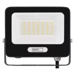EMOS ZS2234B, LED reflektor GLARO 30W, fekete, IP65, 3000 lm, természetes fehér