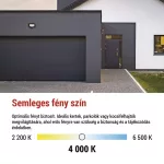 EMOS ZS2234B, LED reflektor GLARO 30W, fekete, IP65, 3000 lm, természetes fehér