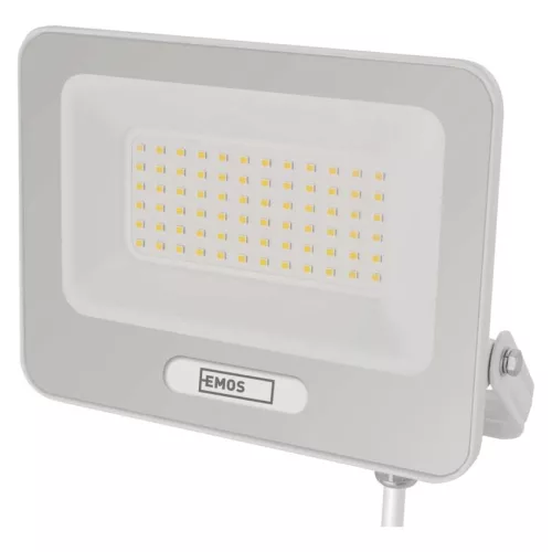 EMOS ZS2244W, LED reflektor GLARO 50W, fehér, IP65, 5000 lm, természetes fehér
