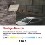EMOS ZS2244W, LED reflektor GLARO 50W, fehér, IP65, 5000 lm, természetes fehér