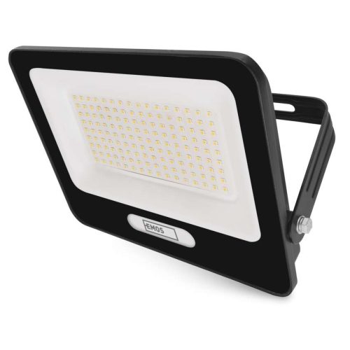 EMOS ZS2254B, LED reflektor GLARO 100W, fekete, IP65, 10000 lm, természetes fehér