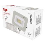 EMOS ZS2313W,  LED reflektor SIMPO 10W 1000LM IP44 PIR semleges fehér
