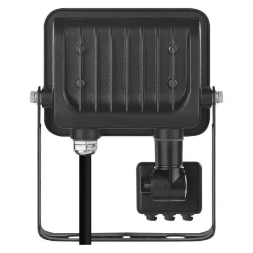 EMOS ZS2324B, LED reflektor GLARO PIR 20 W, fekete, IP54, 2000 lm, természetes fehér