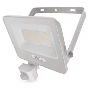   EMOS ZS2334W, LED reflektor GLARO PIR 30 W, fehér, IP54, 3000 lm, természetes fehér