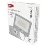 EMOS ZS2344W, LED reflektor GLARO PIR 50 W, fehér, IP54, 5000 lm, természetes fehér