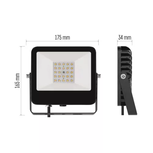 EMOS ZS2413, AVENO LED reflektor 20W 2 900lm természetes fehér
