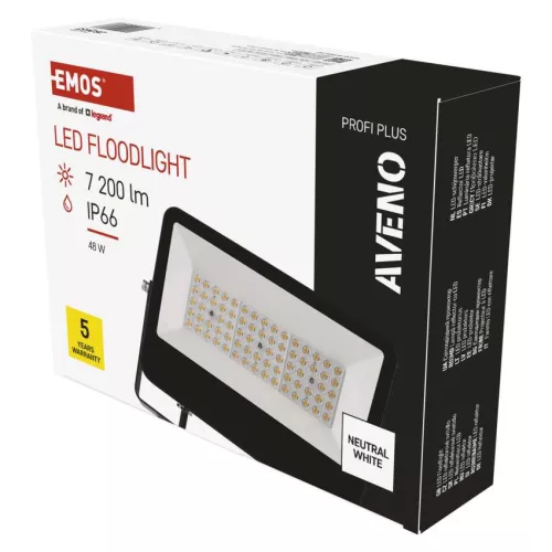 EMOS ZS2433, AVENO LED reflektor 48W 7 200lm természetes fehér
