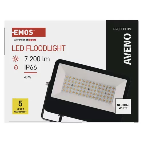 EMOS ZS2433, AVENO LED reflektor 48W 7 200lm természetes fehér