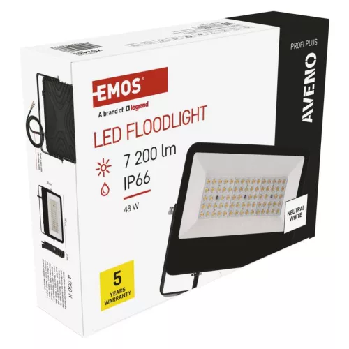 EMOS ZS2433, AVENO LED reflektor 48W 7 200lm természetes fehér