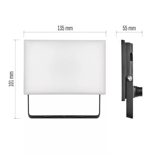 EMOS ZS2522, LED-es reflektor TAMBO, 20 W, 2000 lm, IP65, fekete
