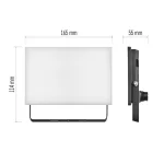 EMOS ZS2532, LED-es reflektor TAMBO, 30 W, 3000 lm, IP65, fekete