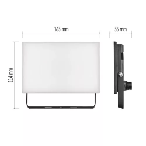 EMOS ZS2532, LED-es reflektor TAMBO, 30 W, 3000 lm, IP65, fekete
