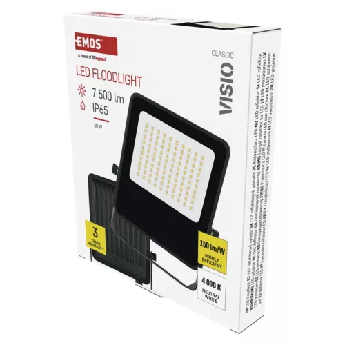 EMOS ZS2543, VISIO LED reflektor 50 W természetes fehér