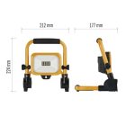 EMOS ZS2812, Profi LED reflektor ACCO 10W 1000lm IP54 hideg fehér