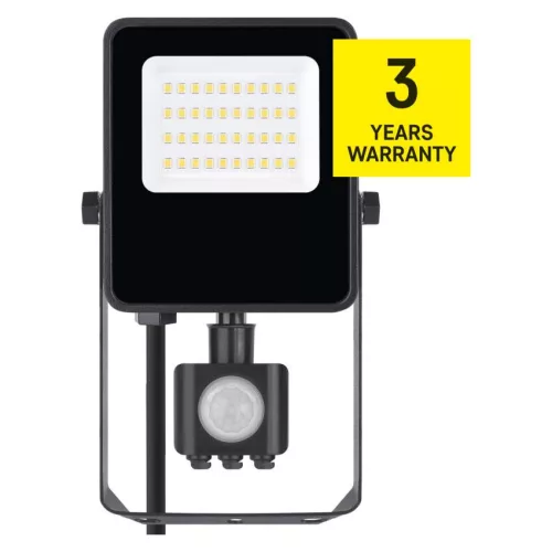 EMOS ZS2923, EMOS VISIO LED reflektor 20 W mozgásérzékelővel IP54 term. fehér