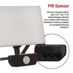EMOS ZS2932, LED-es reflektor TAMBO mozgásérzékelővel, 30 W, 3000 lm, fekete