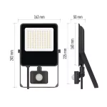 EMOS ZS2943, EMOS VISIO LED reflektor 50 W mozgásérzékelővel IP54 term. fehér