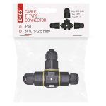 EMOS ZS9030, T kábelcsatlakozó ip68