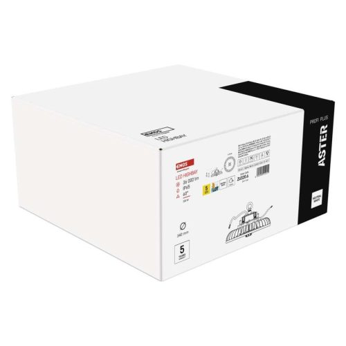 EMOS ZU320.6, LED HIGHBAY ipari mennyezeti lámpa ASTER 200W IP65 60°