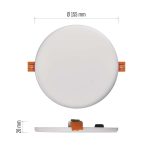 EMOS ZV1142, LED panel VIXXObeépíthető 13.5W 1250lm IP65 természetes fehér
