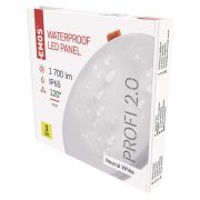   EMOS ZV1152, LED panel VIXXObeépíthető 19W 1700lm IP65 természetes fehér