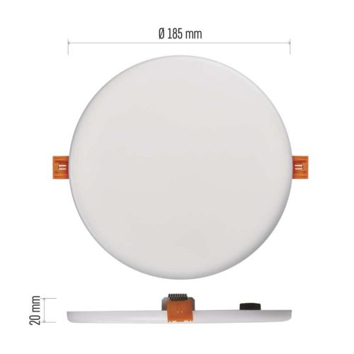 EMOS ZV1152, LED panel VIXXObeépíthető 19W 1700lm IP65 természetes fehér