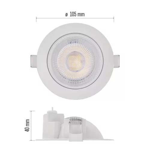 EMOS ZV1160, LED reflektor GERI fehér, kerek, 6,5W CCT