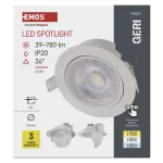 EMOS ZV1160, LED reflektor GERI fehér, kerek, 6,5W CCT
