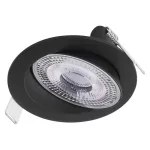 EMOS ZV1161, LED reflektor GERI fekete, kerek, 6,5W CCT