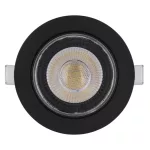 EMOS ZV1161, LED reflektor GERI fekete, kerek, 6,5W CCT