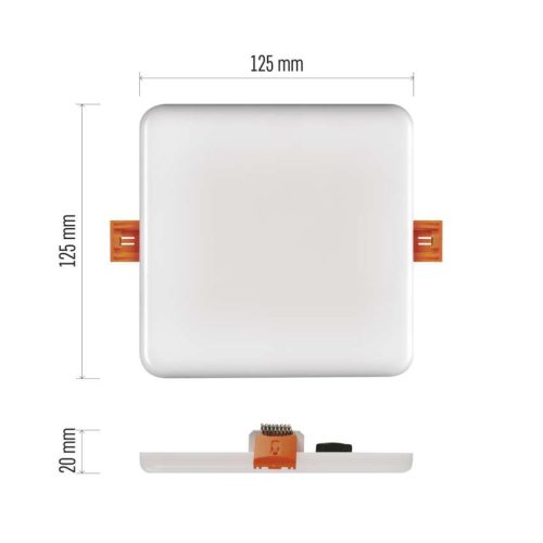 EMOS ZV2132, LED panel VIXXO beépíthető 10W 900lm IP65 természetes fehér