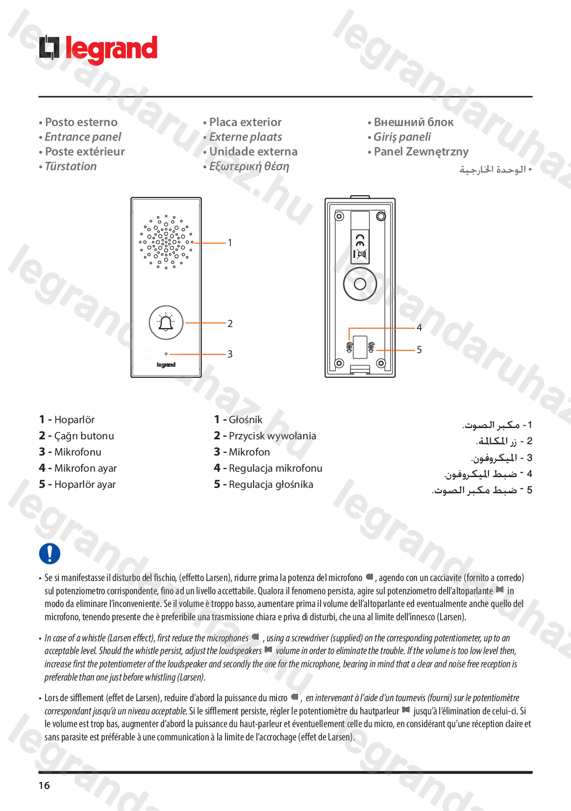 Legrand 369500 kaputelefon beszerelése, bekötése 9