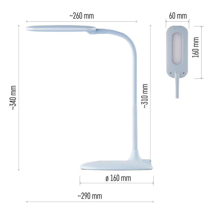 EMOS Z7602BL, Stella LED asztali lámpa, kék – 2. kép