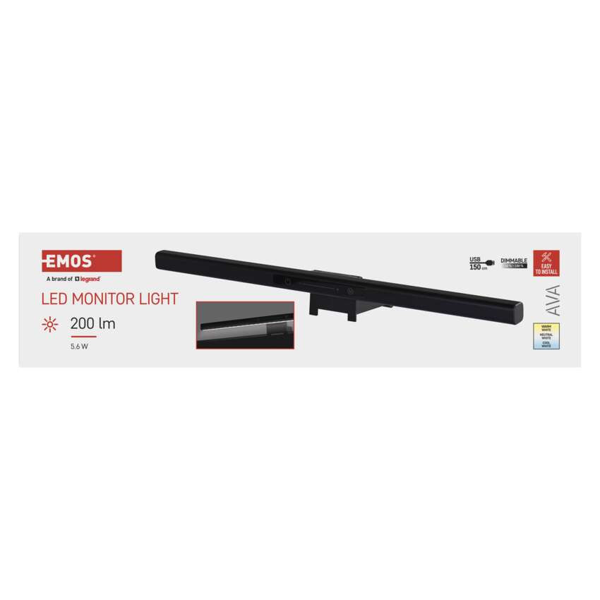 EMOS Z7617, AVA LED monitor lámpa – 8. kép