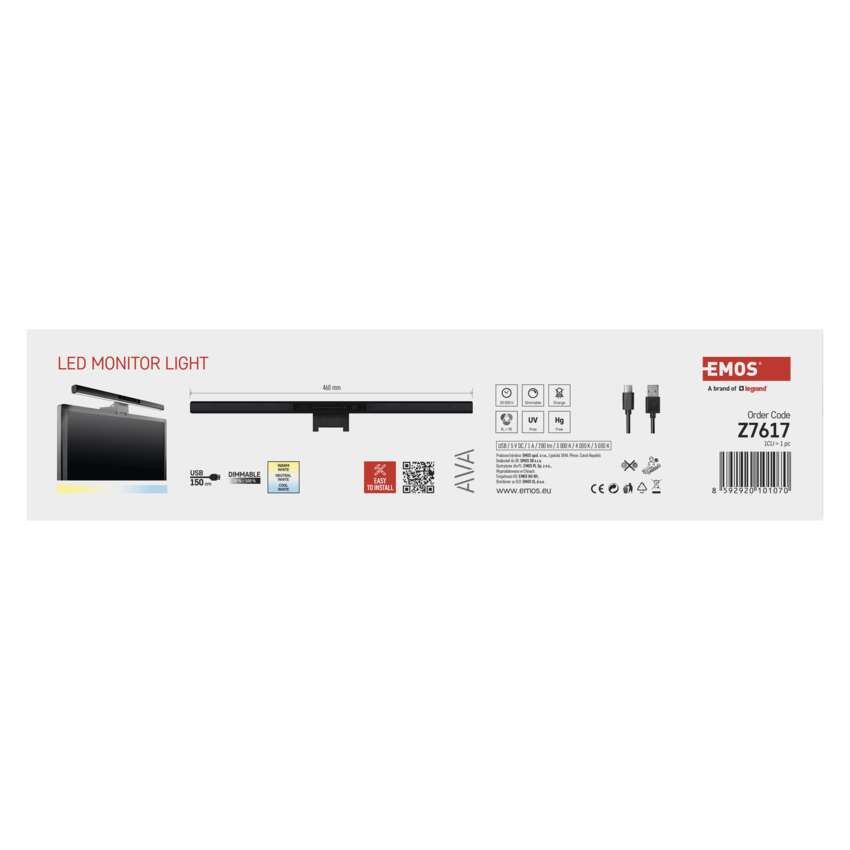 EMOS Z7617, AVA LED monitor lámpa – 9. kép