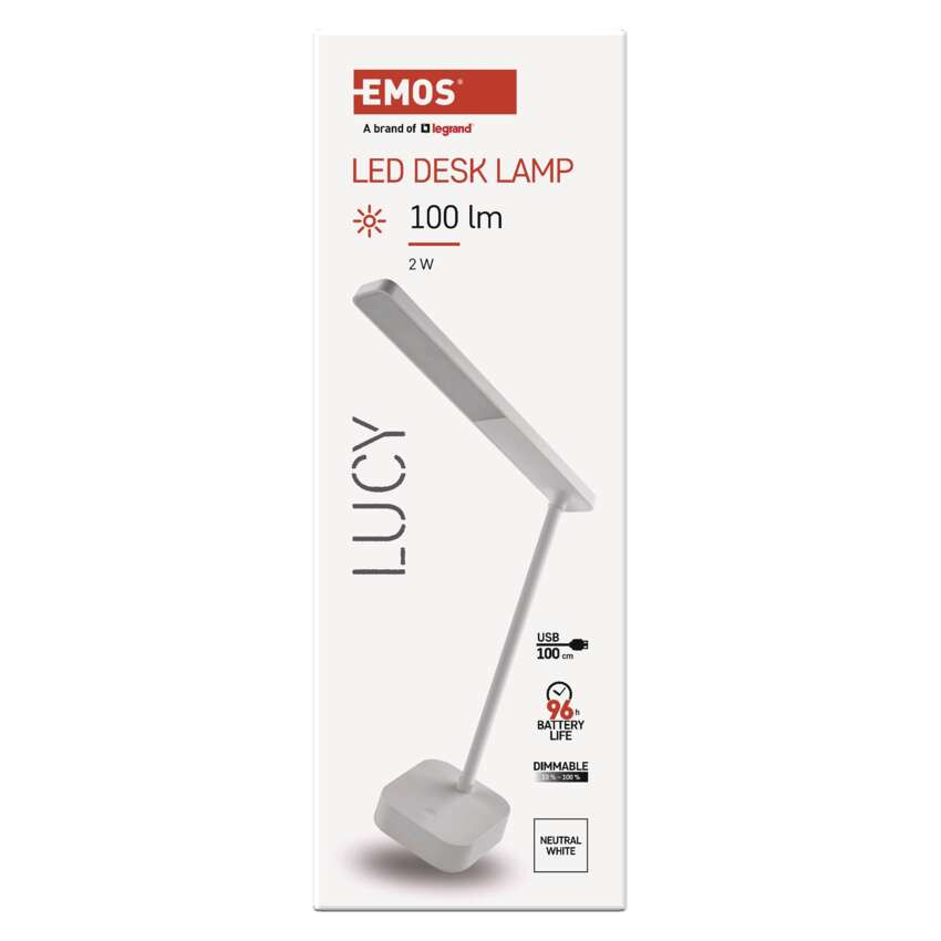 EMOS Z7626, Lucy LED asztali lámpa, újratölthető – 8. kép