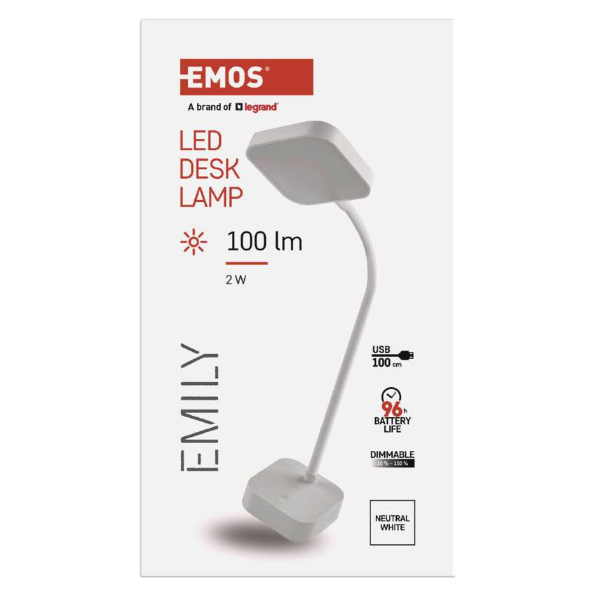 EMOS Z7627, Emily LED asztali lámpa, újratölthető – 8. kép
