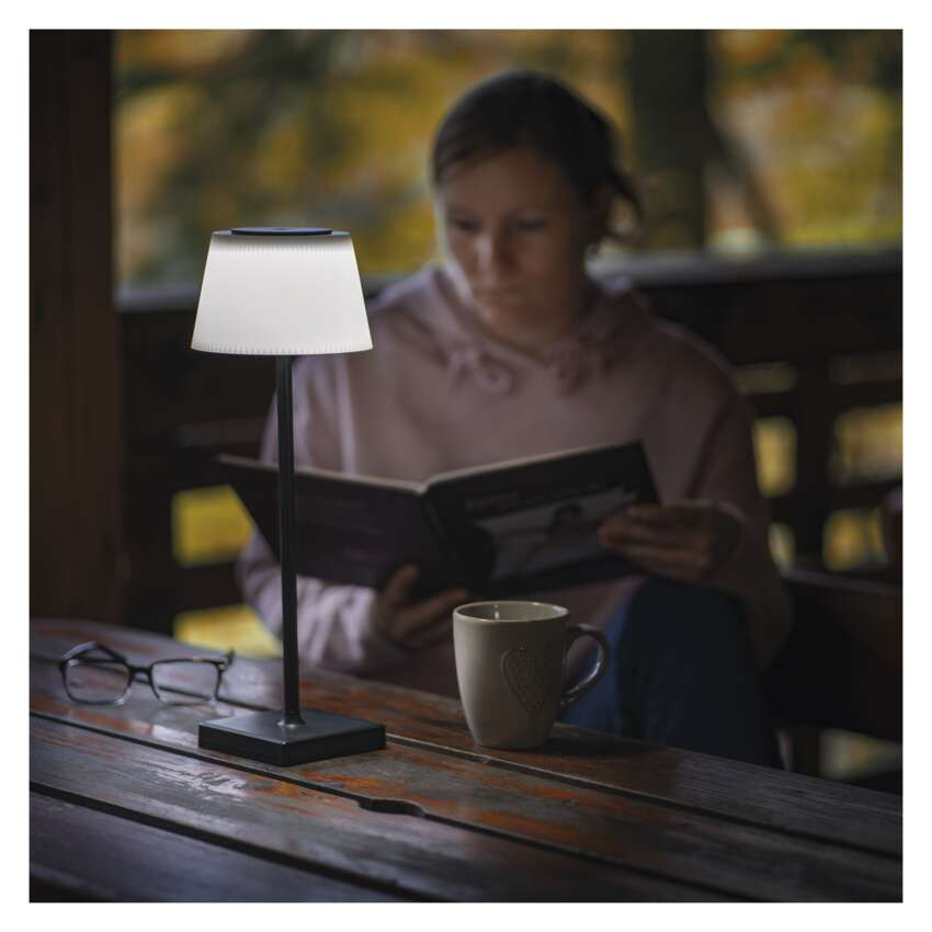 EMOS Z7630B, EMOS Katie LED asztali lámpa, újratölthető, fekete – 5. kép