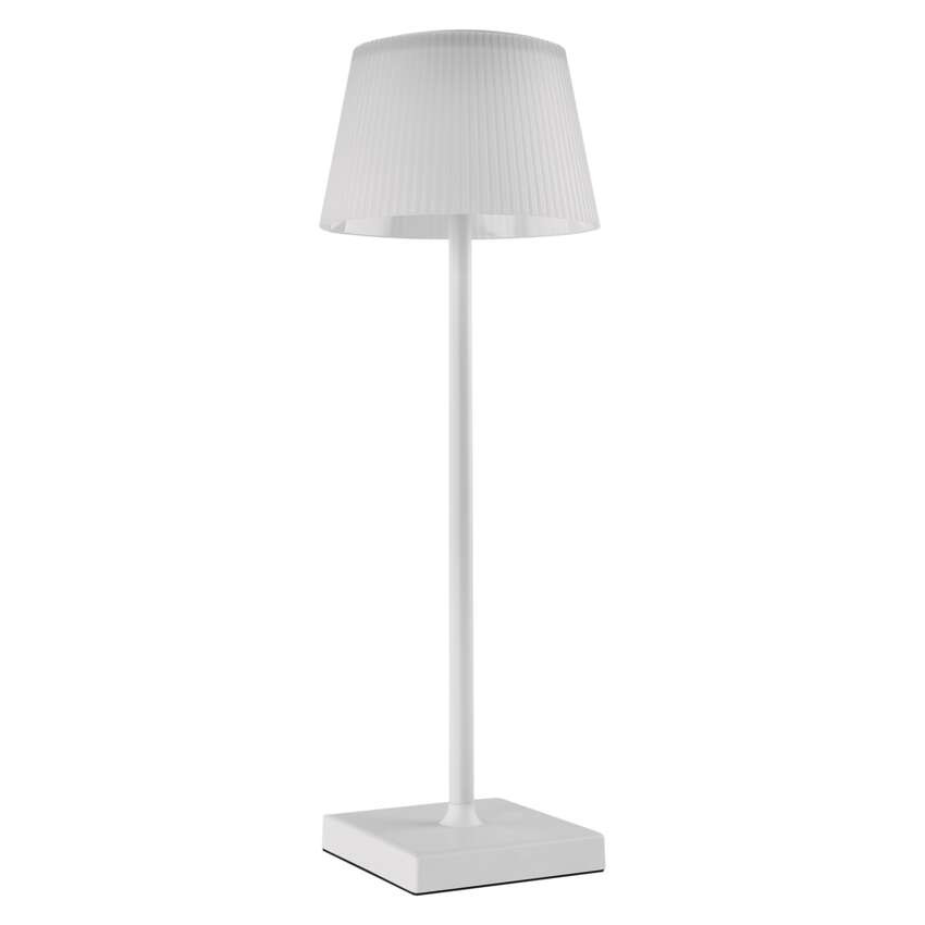 EMOS Z7630W, EMOS Katie LED asztali lámpa, újratölthető, fehér – 1. kép