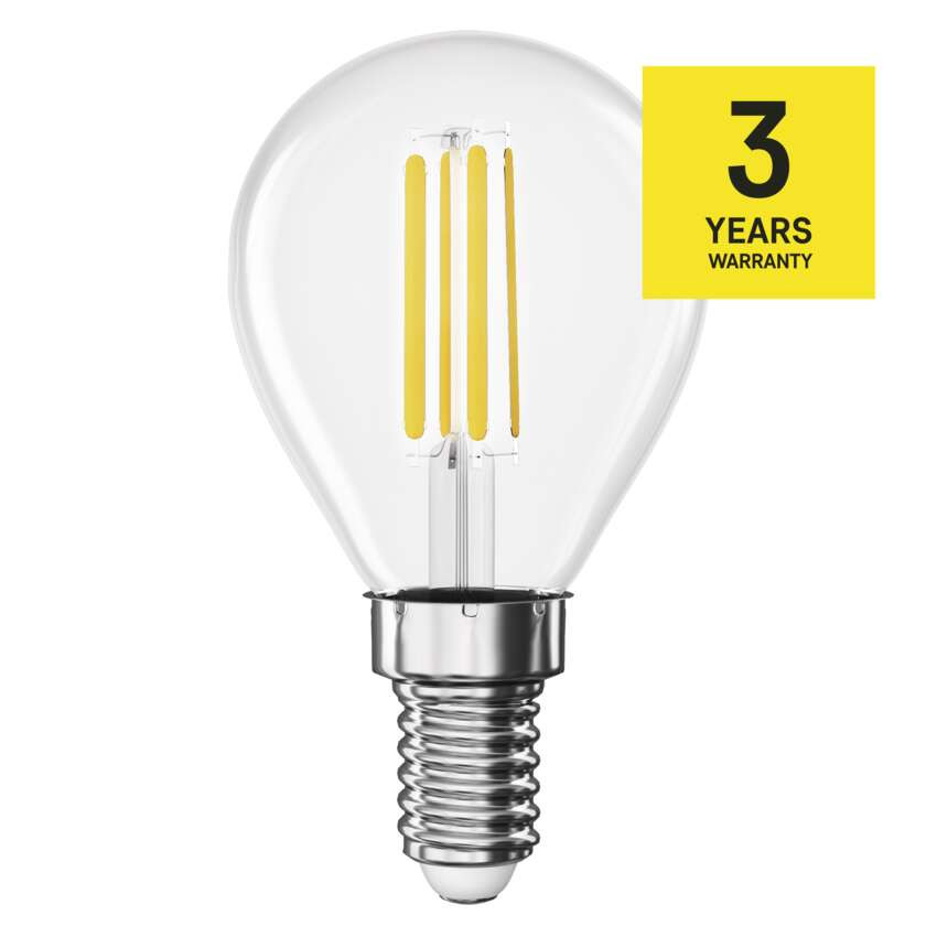 EMOS ZF1D42, LED izzó Filament Mini Globe / E14 / 5,9 W (60 W) / 806 lm / Meleg fehér – 2. kép
