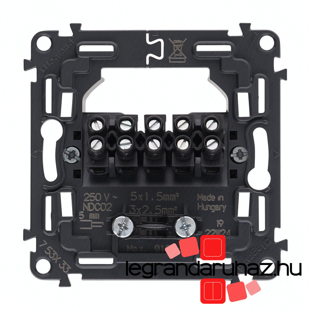 Legrand Valena InMatic kábelkivezető mechanizmus sorkapoccsal, Legrand 753033